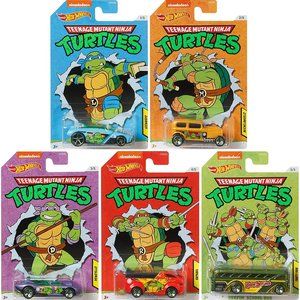 Hot Wheels Teenage Mutant Ninja Turtles 5 Car Lot